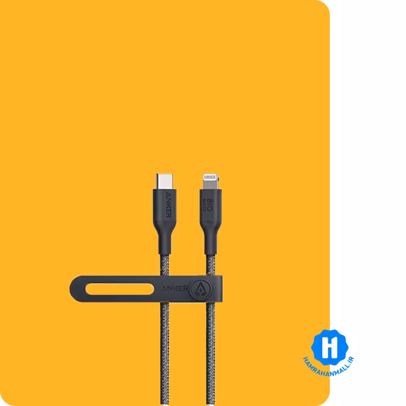 کابل نسل پنجم انکر Anker USB-C to Lightning 3ft مدل A80B5