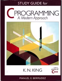 خرید و دانلود نسخه کامل کتاب Study Guide: For C Programming: A Modern Approach
