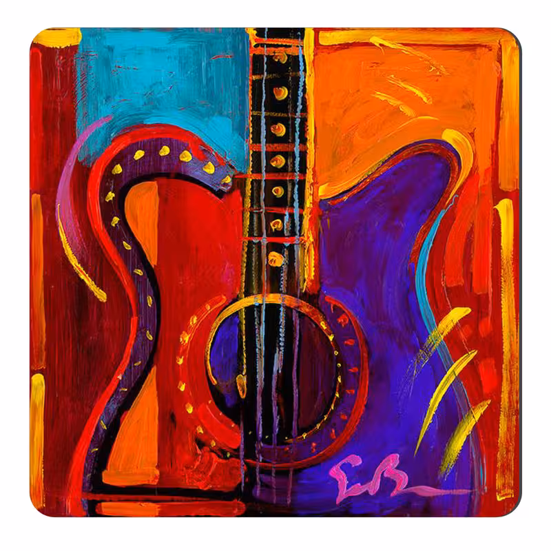 مگنت طرح نقاشی گیتار کد wmg2774