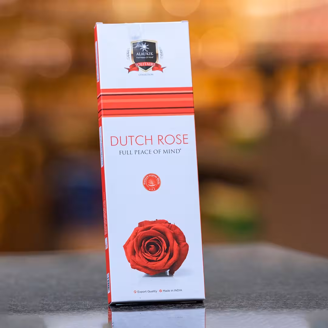 عود دست ساز گل رز هلندی DUTCH ROSE از برند آلاکیک Alaukik