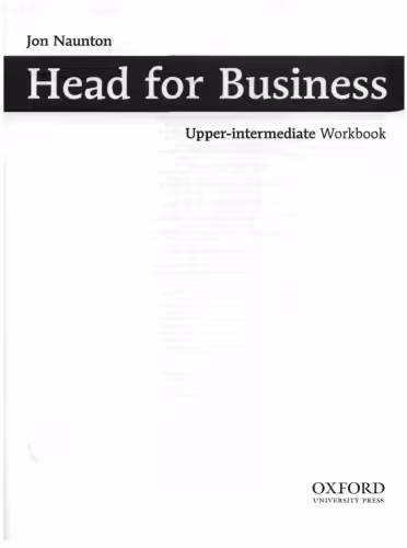 خرید و دانلود نسخه کامل کتاب Head for Business: Upper-intermediate Workbook