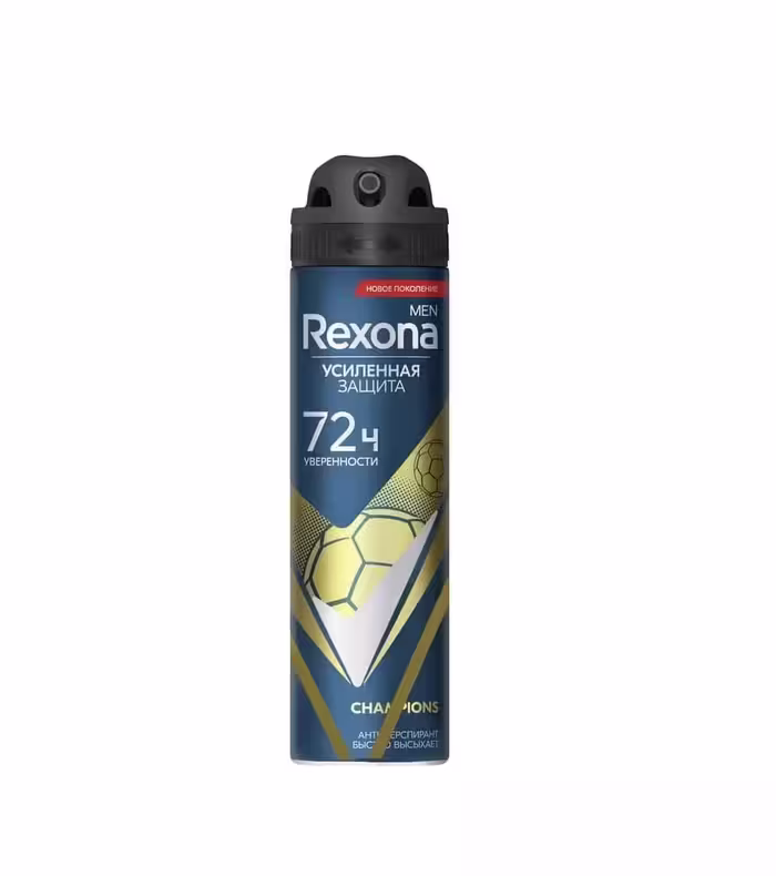 اسپري ضد تعريق مردانه 72 ساعته 150ml مدل چمپینز رکسونا (REXONA) Champions