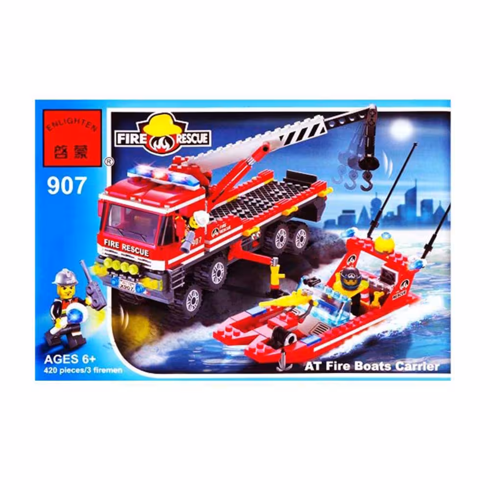 لگو آتش نشانی دو عددی کد 907