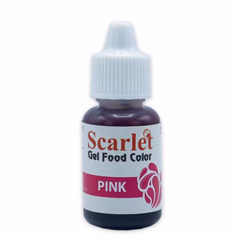 رنگ ژله ای 25 گرمی صورتی اسکارلت