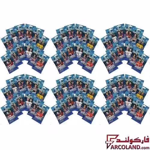 کیمدی کارت فوتبال هیرو مدل Heroes 2026 بسته 96 عددی