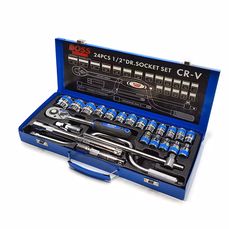 آچار بکس باس کد GHR28 مجموعه 24 عددی | کالا مکس