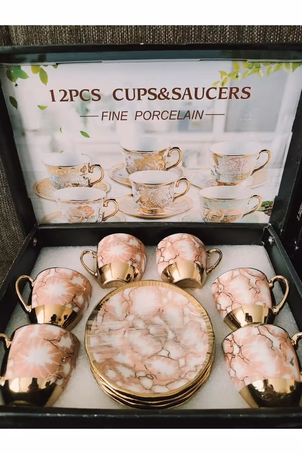 ست قهوه‌خوری لوکس 6 تکه اورجینال - 7443