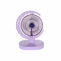 پنکه شارژی رومیزی مدل K8 - بنفش