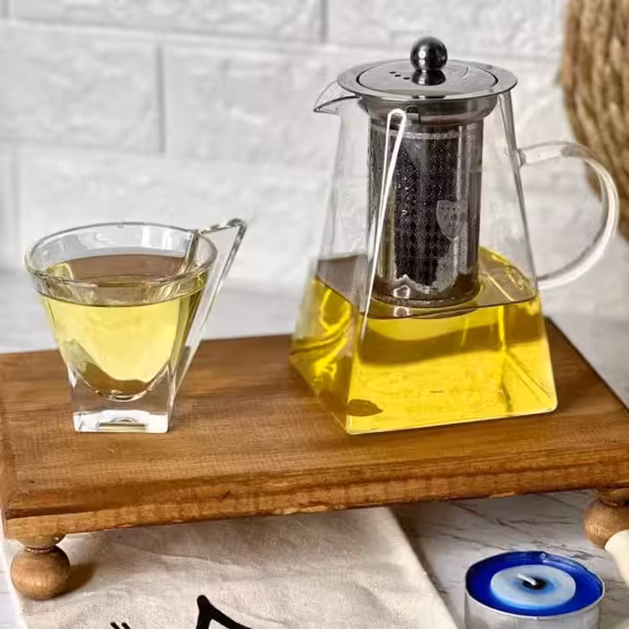 قوری پیرکس کف مربع 950 میل