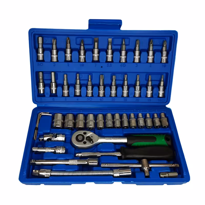 آچار و سری بکس و پیچ گوشتی  مکس تاپ  مدل WP-46 مجموعه 46 عددی