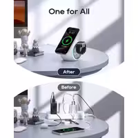 داک شارژر بی سیم کولا مدل KL-CD70 3in1