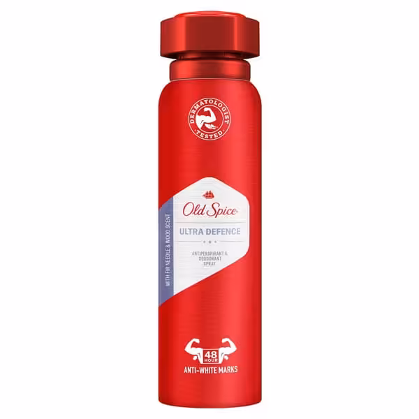 اسپری ضد تعریق دئودورانت مردانه الد اسپایس مدل Ultra Defence حجم 150 میل