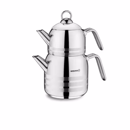 کتری و قوری مدل استرا A098 کرکماز / KORKMAZ ASTRA A098 KETTLE& TEAPOT