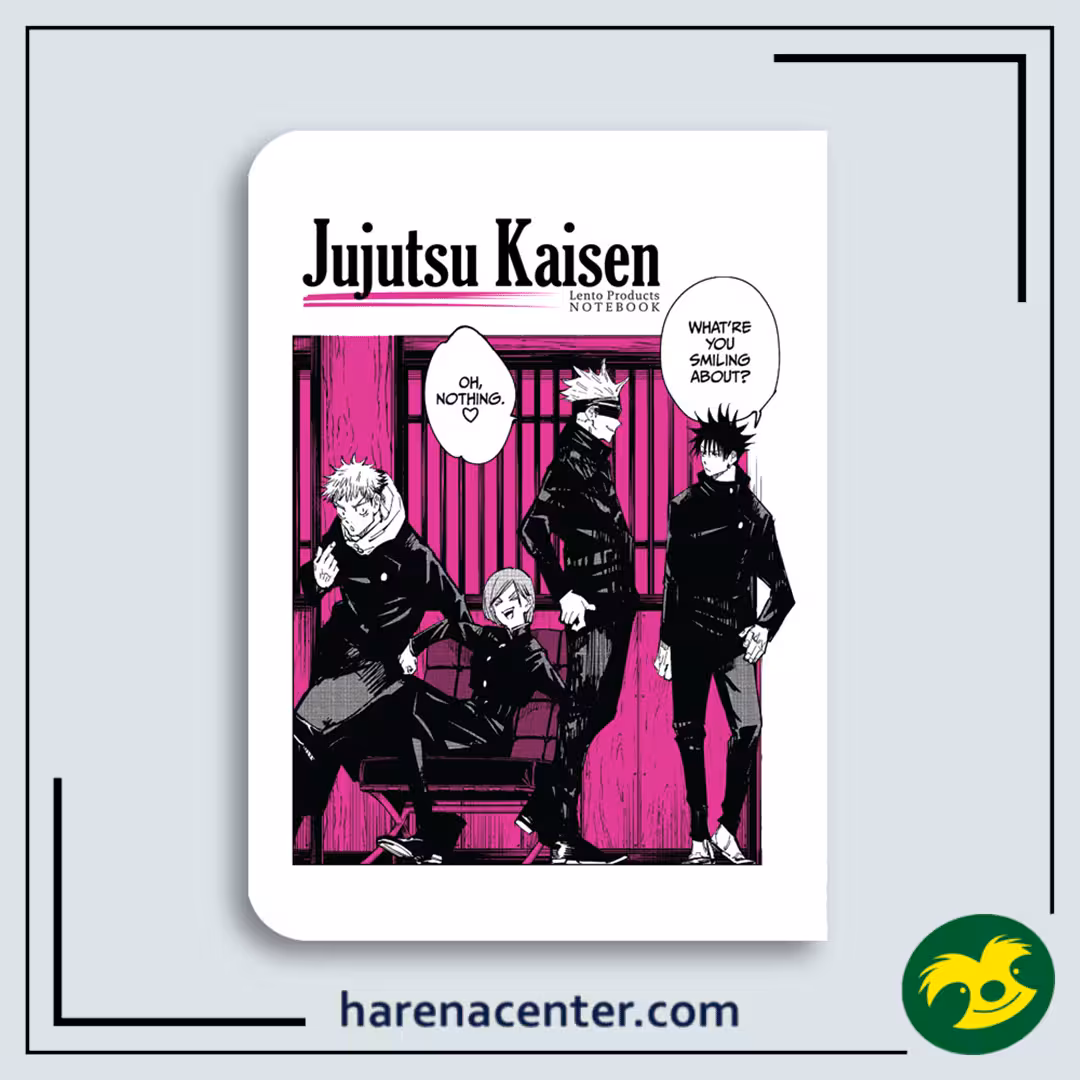 دفتر انیمه طرح Jujutsu Kaisen سایز A5 برند لنتو
