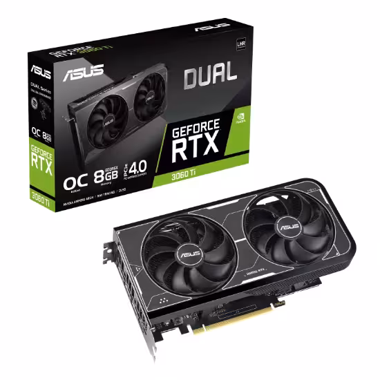 کارت گرافیک ASUS Dual GeForce RTXTM 3060 Ti OC Edition 8GB GDDR6X