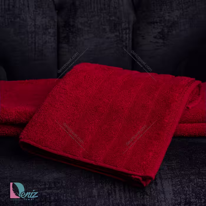 حوله دستی ویتو رنگ زرشکی