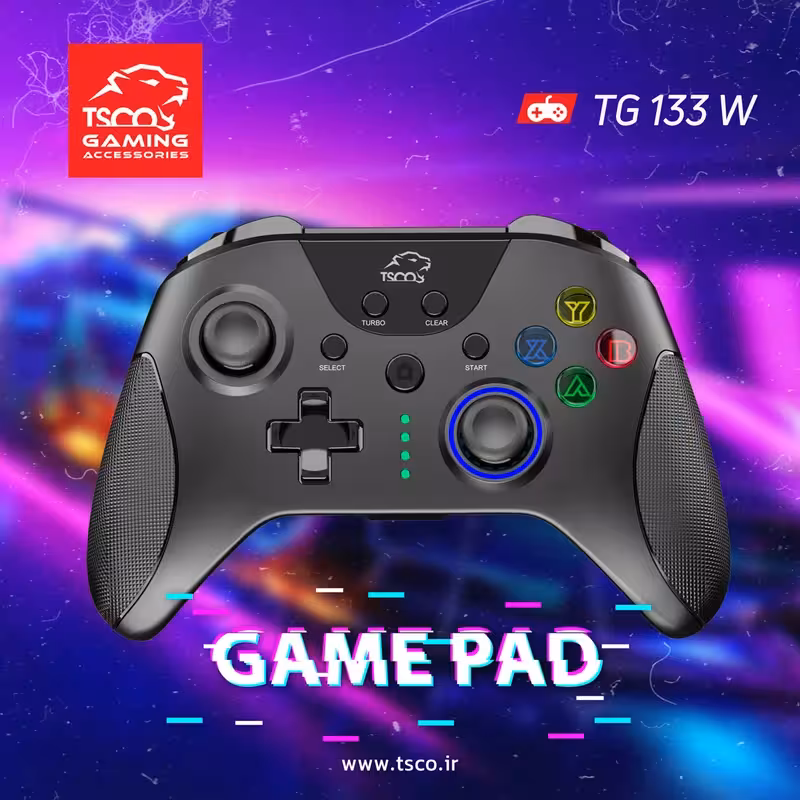 دسته بازی تسکو مدل TG 133W