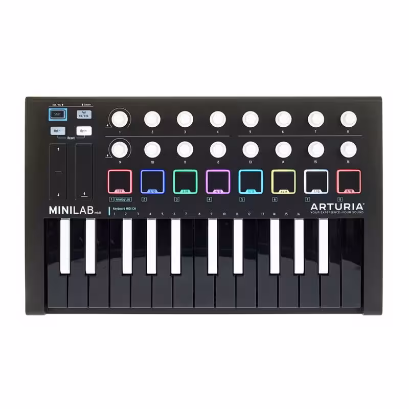 میدی کنترلرArturia MiniLab MKII Inverted
