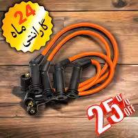 وایر شمع تقویتی مقاومت صفر تیبا و انواع خودرو های ایرانی با ضخامت بالا دارای گارانتی18ماه 2 سر برنجی 37رشته سیم مسی
