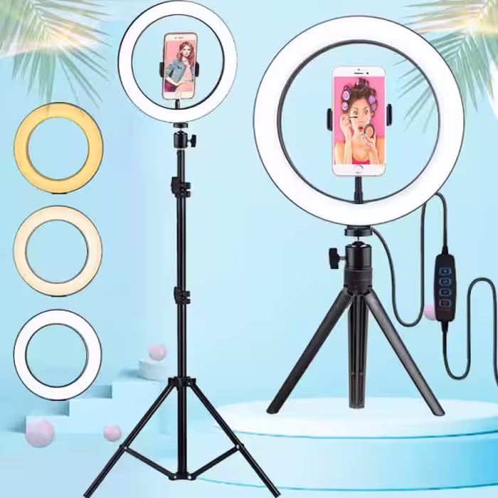 رینگ لایت حرفه ای سایز 26 PROFESSIONAL RING LIGHT ZD-666