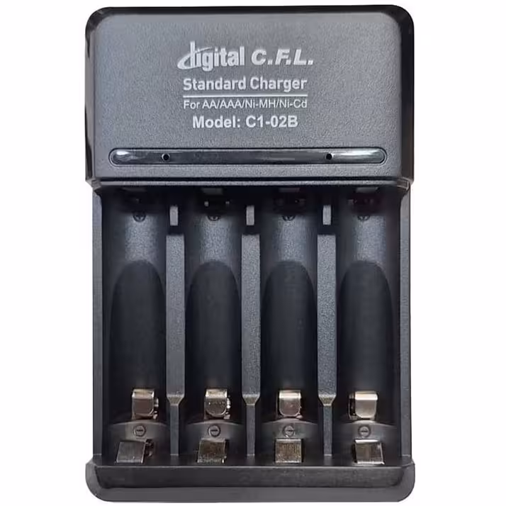 شارژر باتری سی اف ال مدل C1-02B چهار تایی