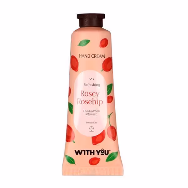 کرم دست ویت یو WITH YOU کرم محافظت کننده دست حاوی گل رز مناسب انواع پوست