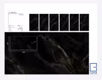 سرامیک بسلی Napoli Black ناپولی مشکی 120*60