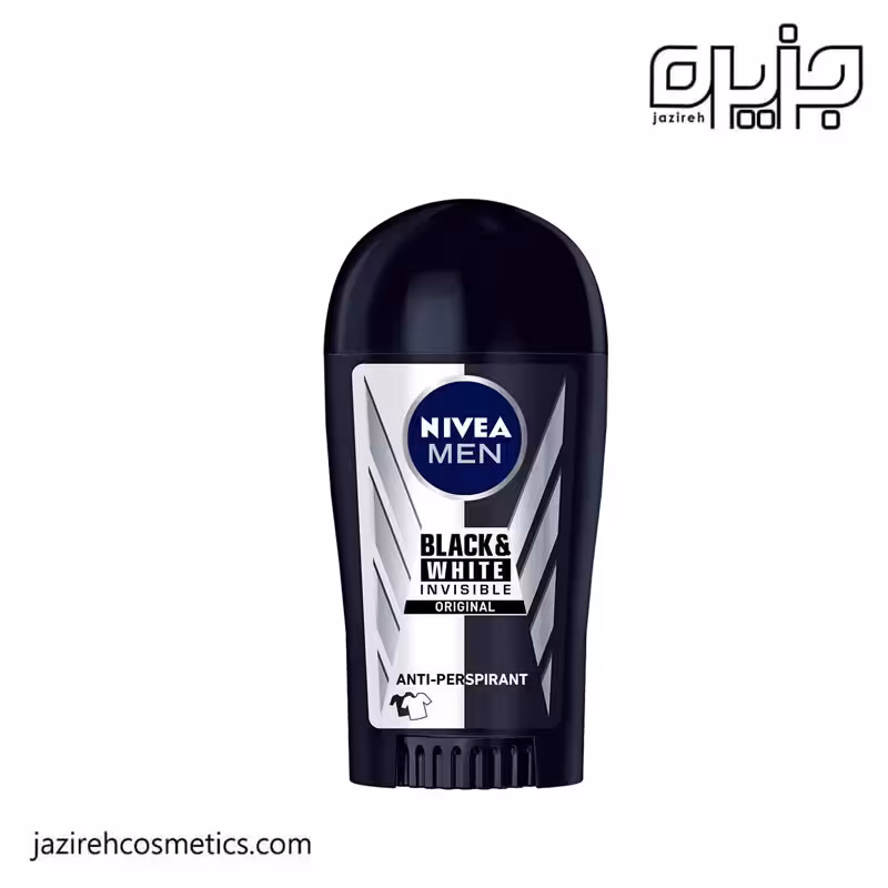 مام صابونی مردانه نیوآ مدل BLACK & WHITE INVISIBLE orginal حجم 40میل