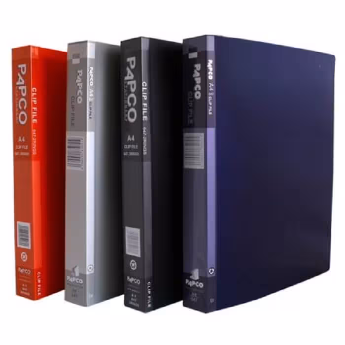 کلاسور چهار حلقه پاپکو کد 647 سایز A4