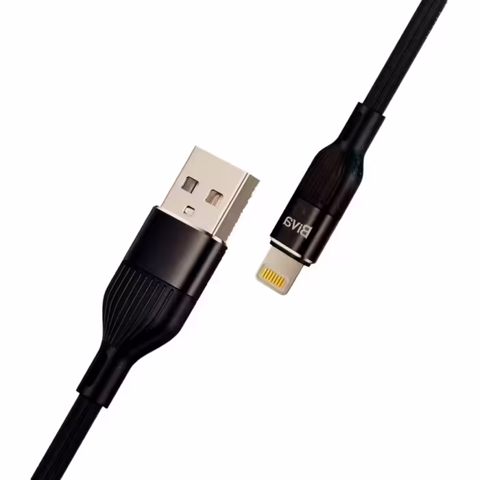 کابل فست شارژ پی وی سی USB به Lightning (آیفون) بیوا (Biva) مدل C-02L طول 1.2 مت