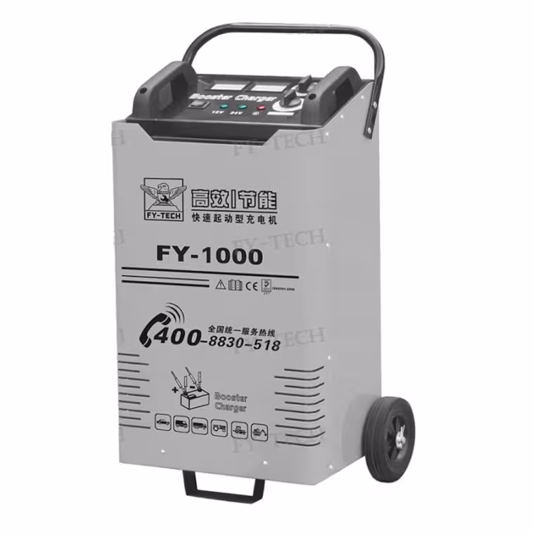 دستگاه شارژ باطری و استارتر خودرو سبک و سنگین فای تِک مدل FY-1000