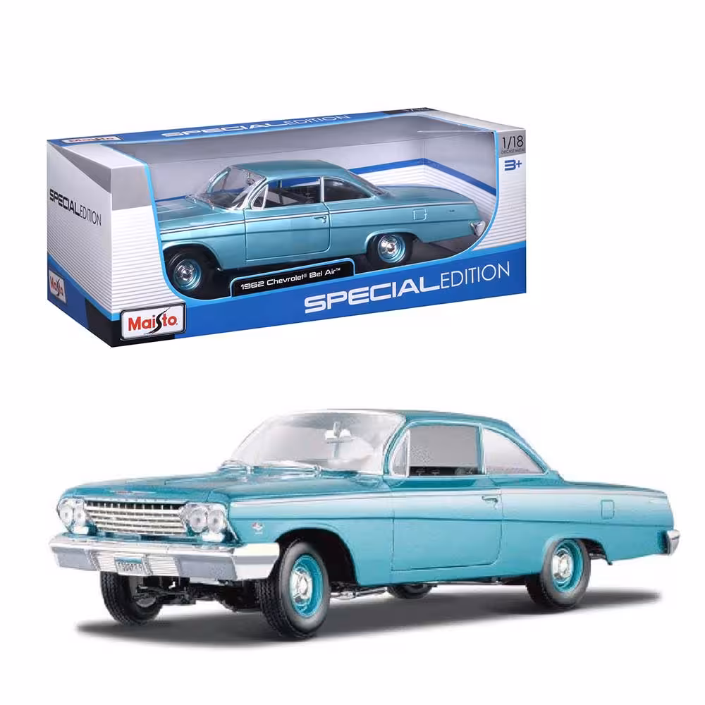 ماکت ماشین شورلت Chevrolet Bel Air 1962 1/18 برند مایستو
