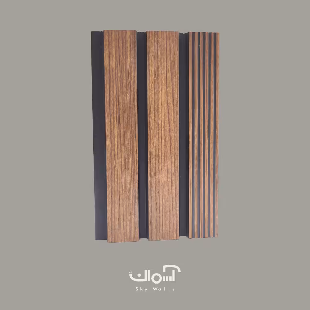 دیوارپوش مدرن لوور طرح چوب کد LV3