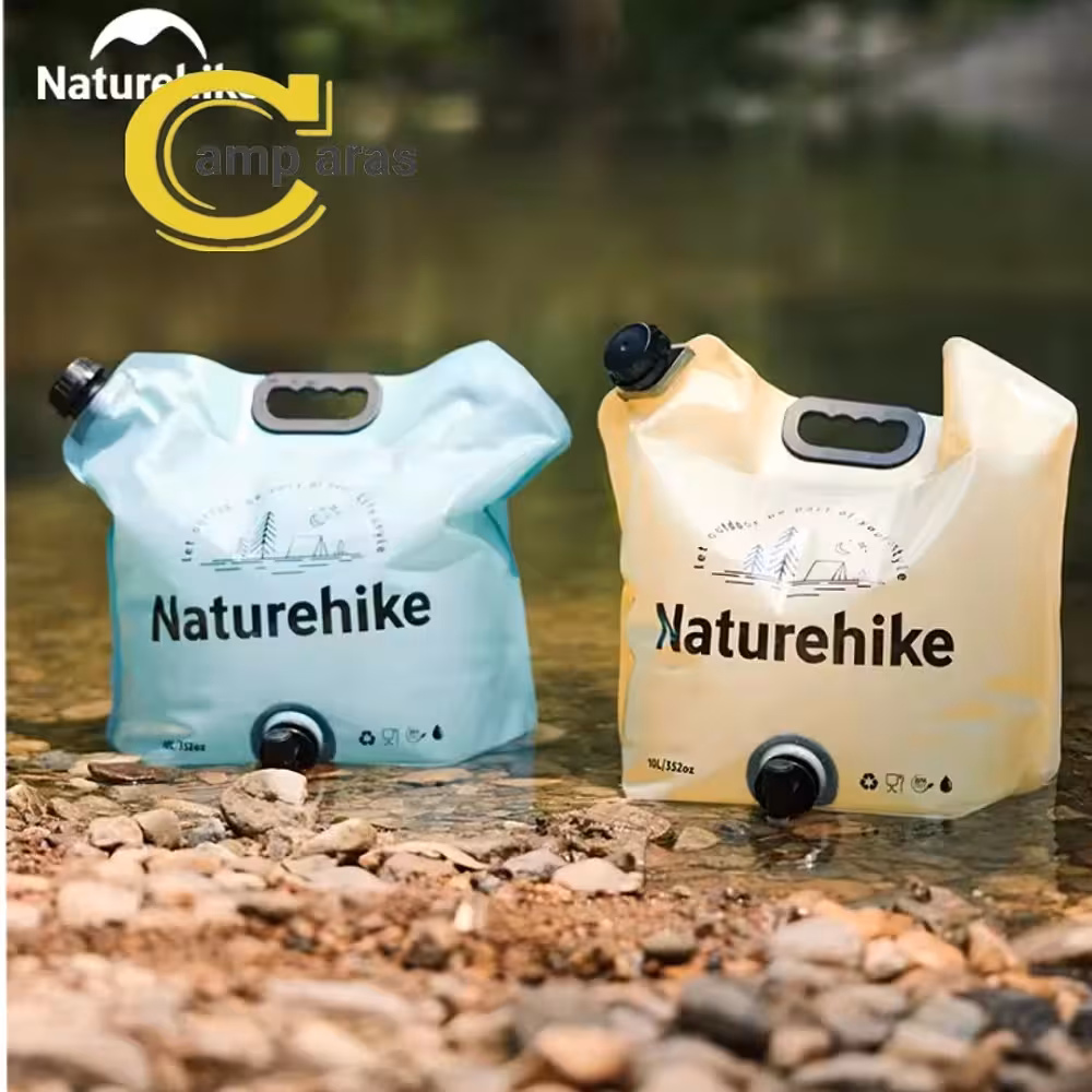 گالن اب تاشو 10 لیتر نیچرهایک CNK2450CF027 برند Naturehike - کمپ آراس