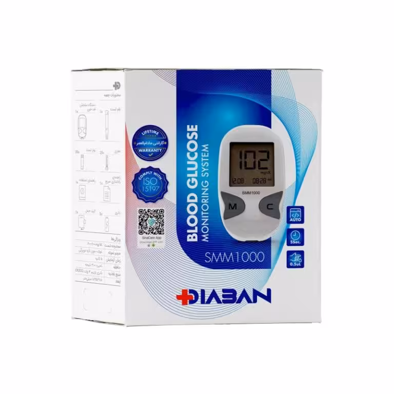 دستگاه تست قند خون دیابان مدل Diaban SMM 1000 بدون نوار