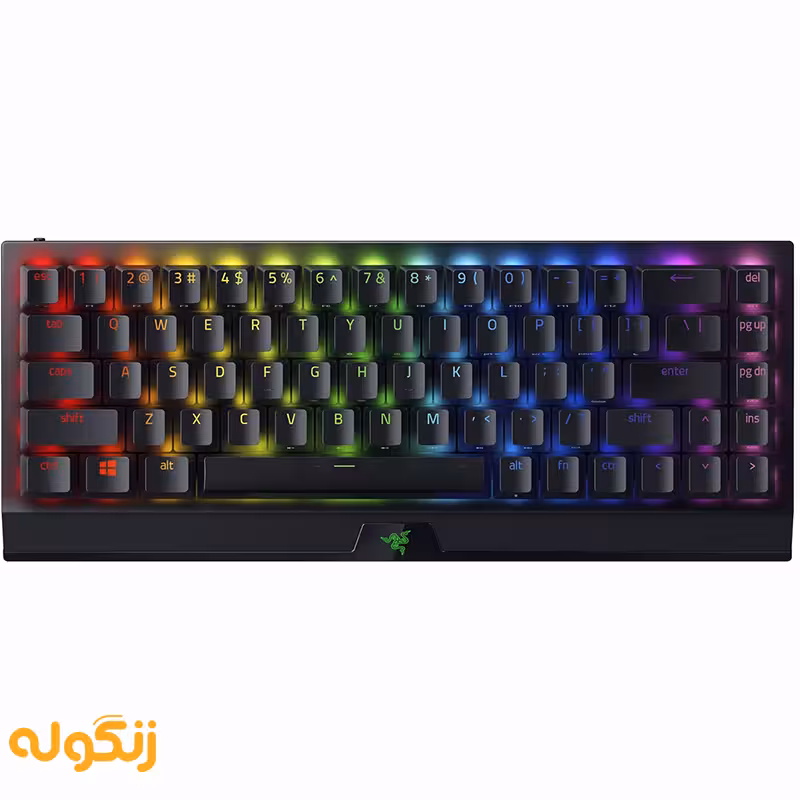 کیبورد گیمینگ RAZER Keyboard Blackwidow V3 mini HS Green - زنگوله