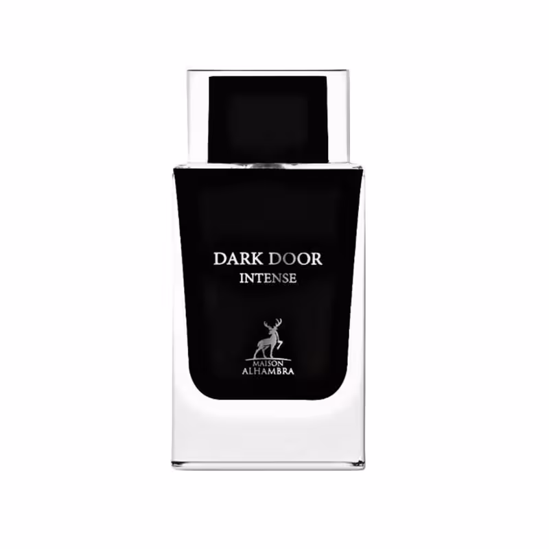 ادو پرفیوم مردانه الحمبرا مدل Dark Door intense با رایحه گرم حجم 100 میلی لیتر