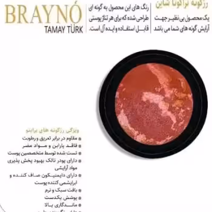 رژ گونه براینو brayno مدل تراکوتا شاین (3)