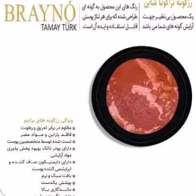 رژ گونه براینو brayno مدل تراکوتا شاین (3)