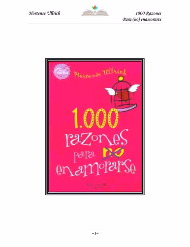 خرید و دانلود نسخه کامل کتاب 1,000 RAZONES PARA NO ENAMORARSE (Chicas Chicle)