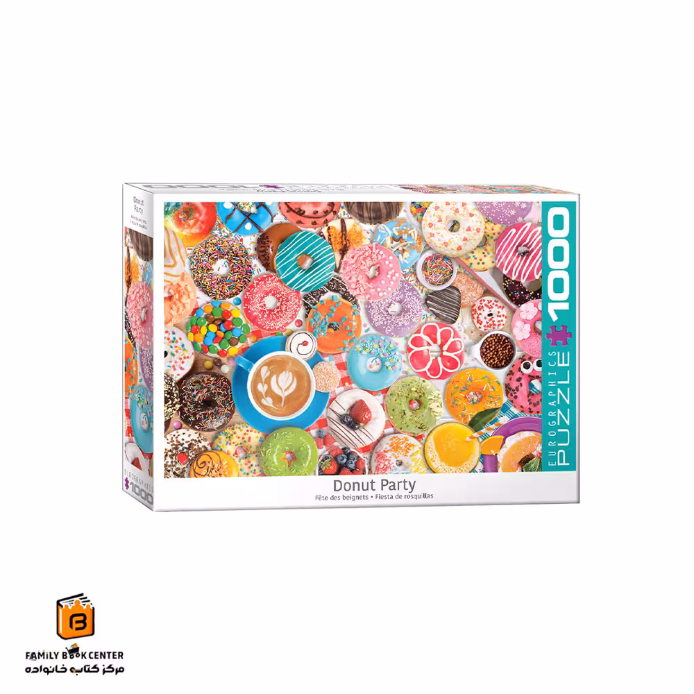 پازل 1000 تکه (6000-5602) Donut Party یوروگرافیکس (Euro ghraphics)