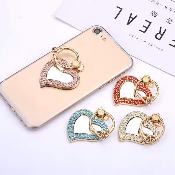 هولدر انگشتی قلب نگین دار