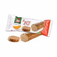 کیک لایه ای پرتقالی ایسترم مدل سویس رول 85 گرمی