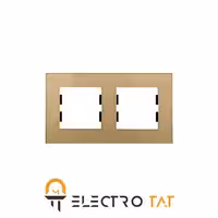 کادر کلید و پریز دو خانه اشنایدر مدل آسفورا