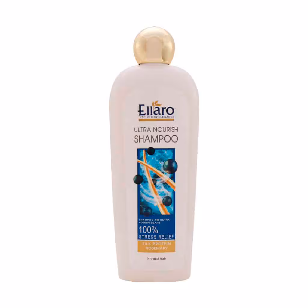 شامپو موهای نرمال اولترا نوریش الارو 450میلی لیتر | Ellaro Ultra Nourish Shampoo For Normal Hair