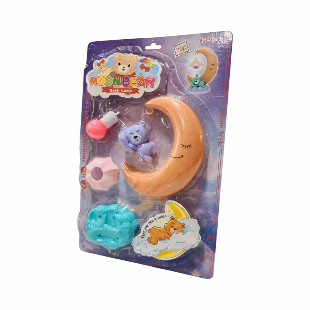 چراغ خواب خرسی روی ماه کوچک کد 688 خارجی