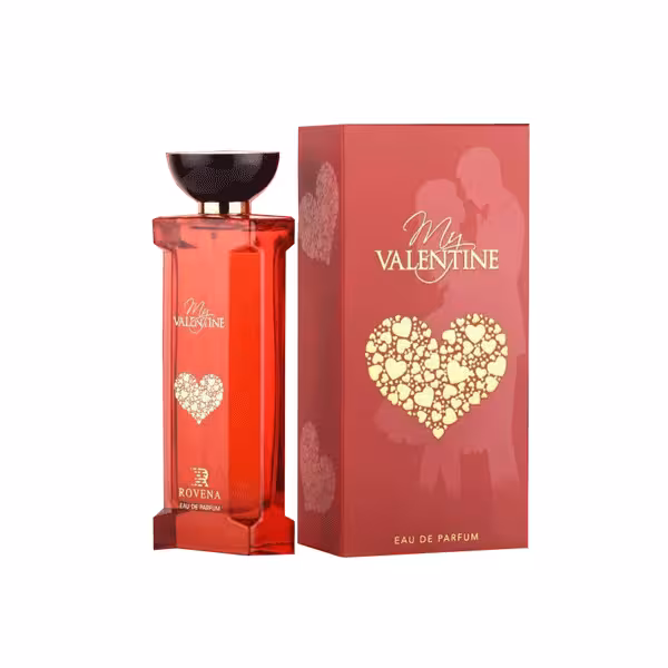 عطر زنانه روونا (Rovena) مدل ولنتاین (Valentine) حجم 100 میلی لیتر | Rovena Valentine Eau De Parfum For Women 100 ml