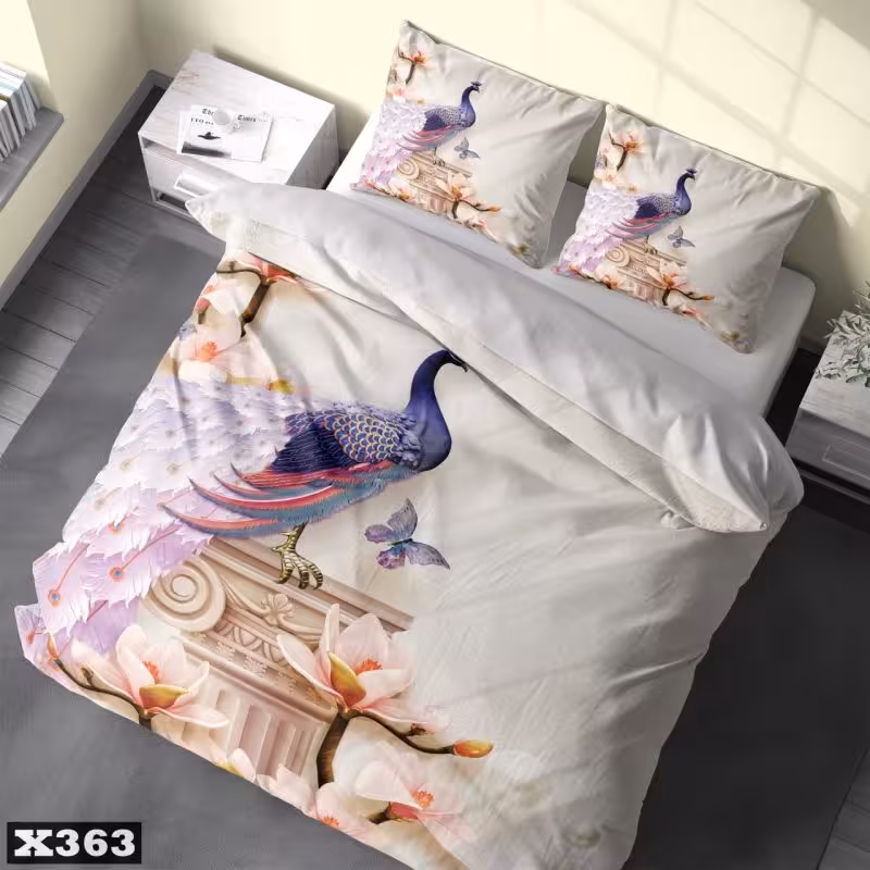 روتختی سه بعدی طرح طاووس