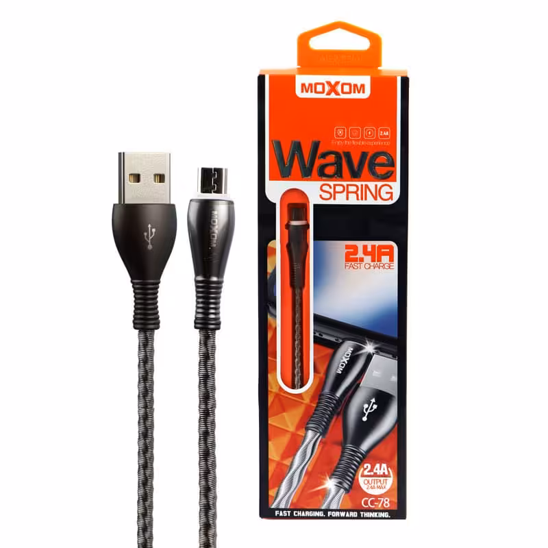 کابل شارژ و انتقال دیتا ماکسوم مدل MOXOM CC-78