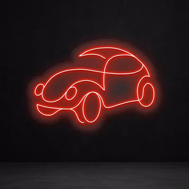 تابلو نئون ماشین و موتور کد DRIVE013